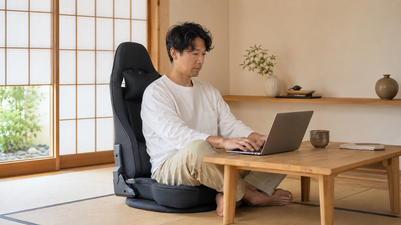 AGRelux Z ゲーミング座椅子が再入荷 ── 和室・こたつ派に選ばれる理由